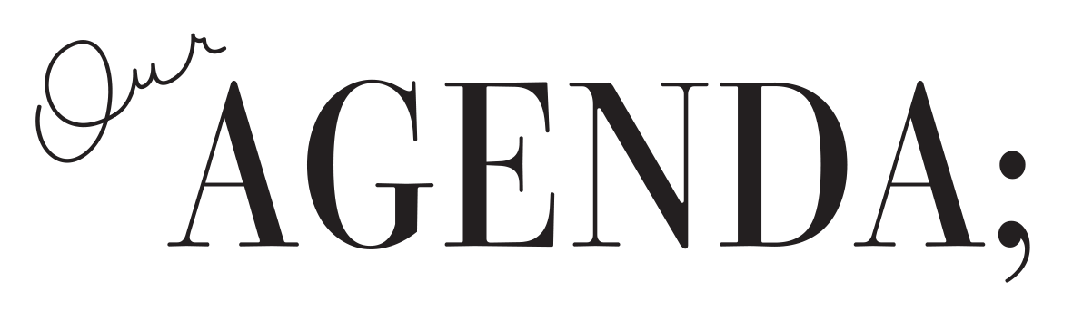 our agenda logo